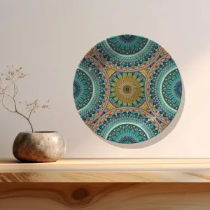Abstract Mandala Charm Wall Plate