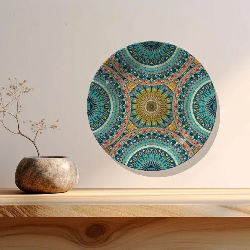 Abstract Mandala Charm Wall Plate