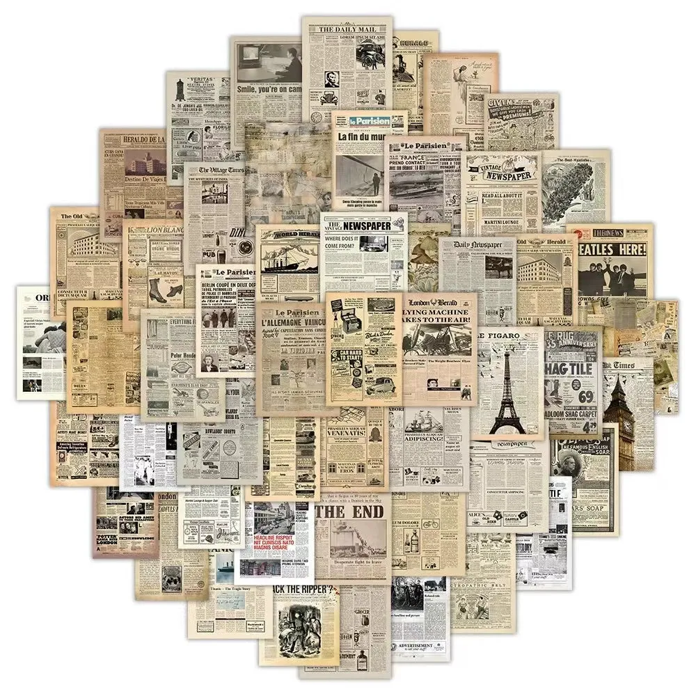 American Retro Poster Stickers