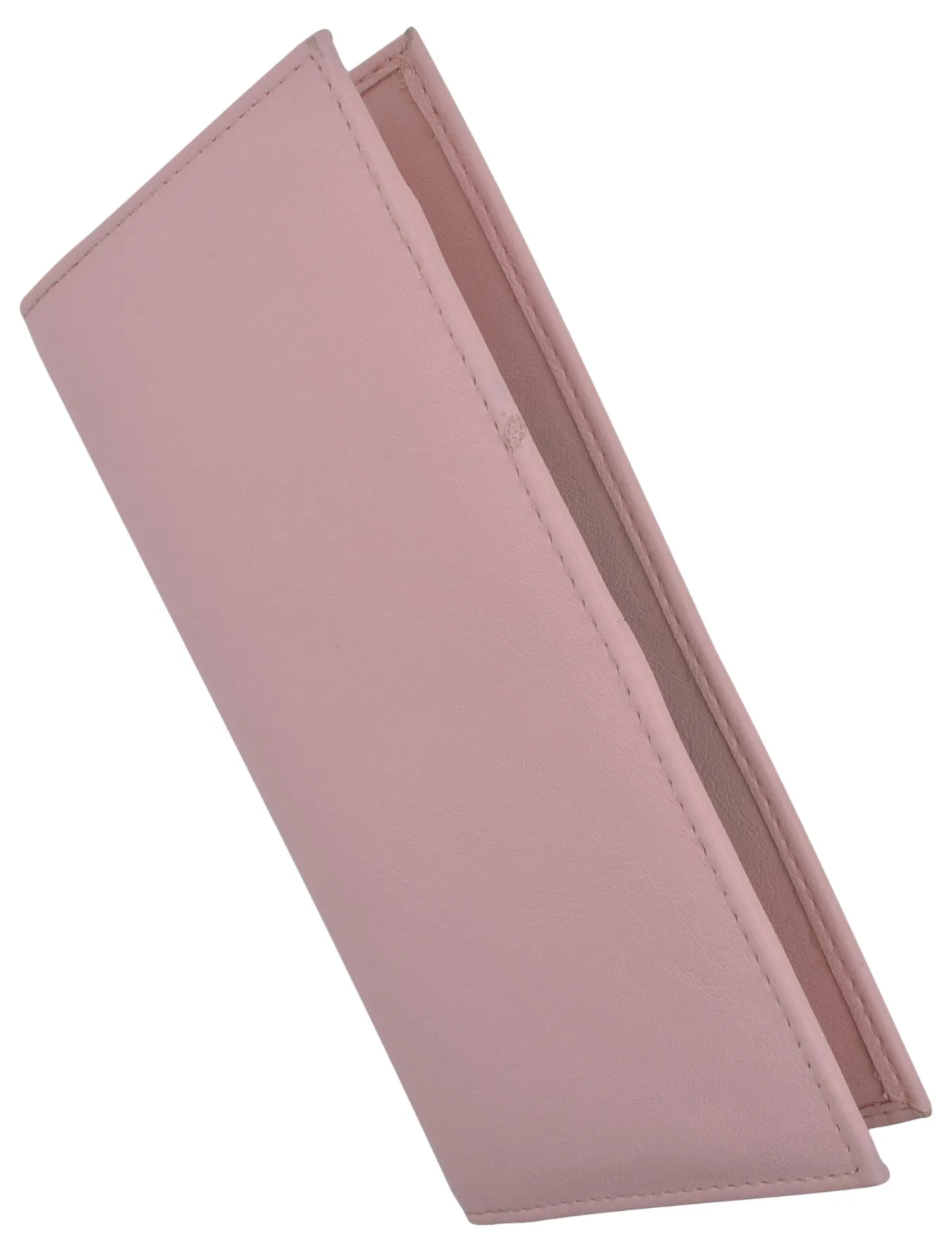 Basic PU Leather Checkbook Covers Light Pink