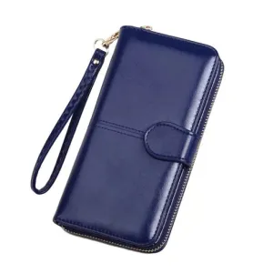 Chic Wristlet Wallet || Navy