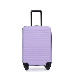 Couch.com 20" Carry On Luggage Lightweight Suitcase, Spinner Wheels Lavender Purple, Durable Design, Plastic Construction, Purple Finish by Couch.com