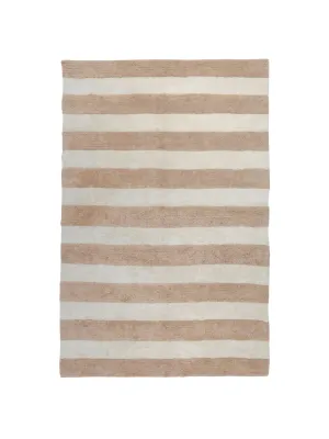 Dusty Coral Stripe Rug
