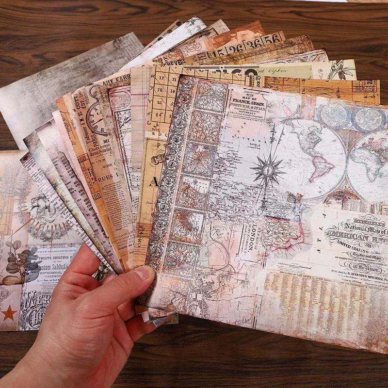 Elegant Large size Retro Art Papers: Versatile Crafting Essentials for Every Occasion