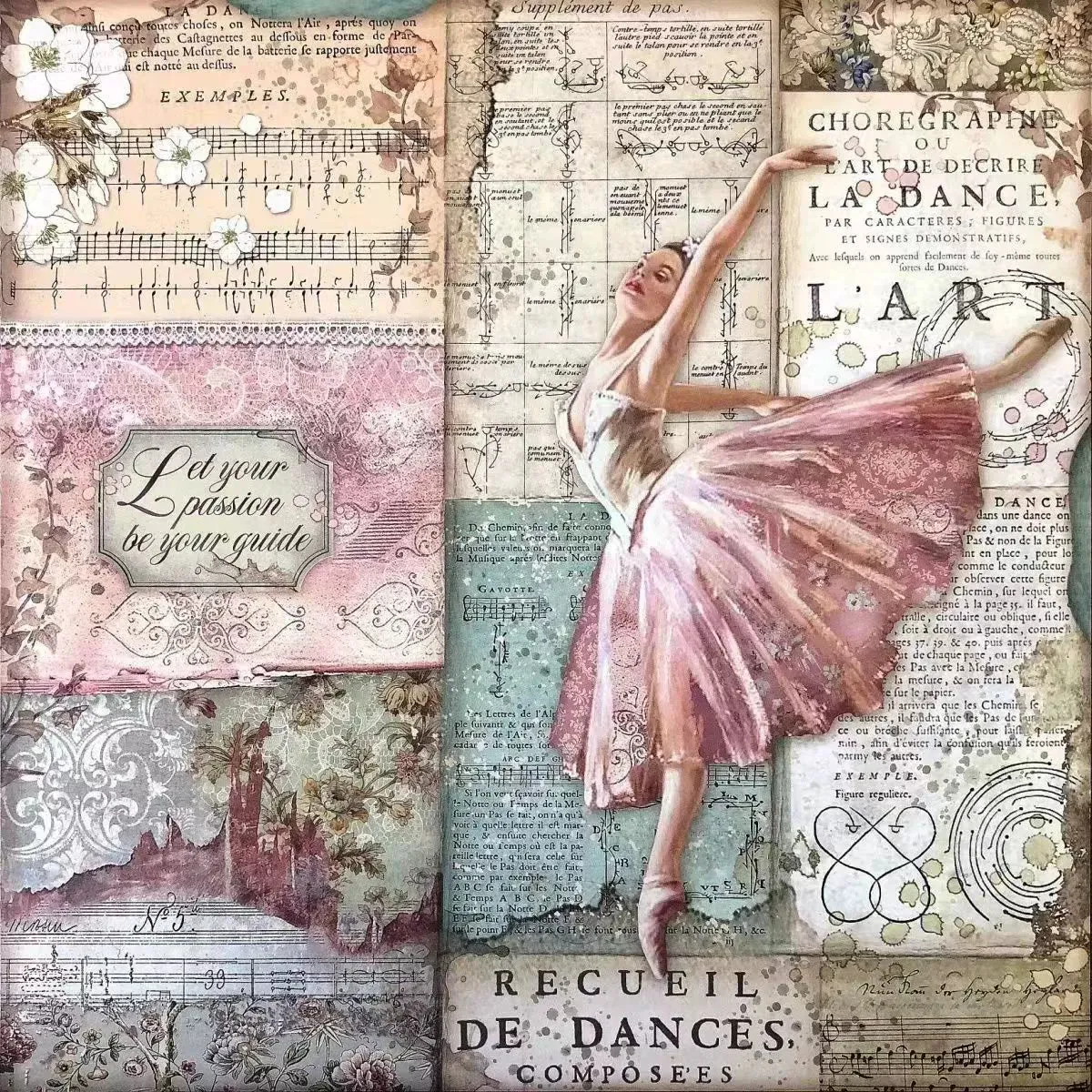 Elegant Large size Retro Art Papers: Versatile Crafting Essentials for Every Occasion