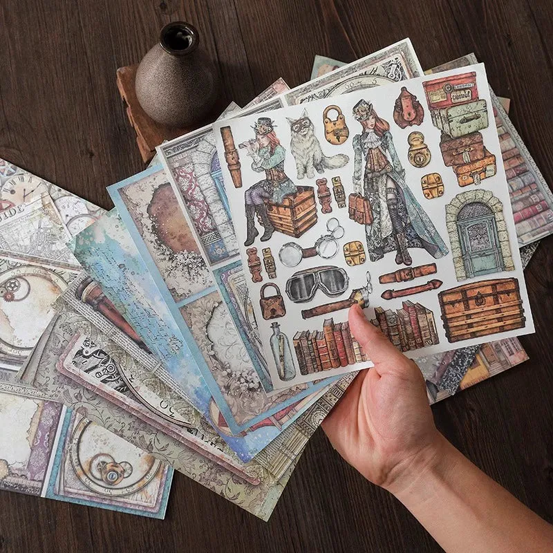 Elegant Large size Retro Art Papers: Versatile Crafting Essentials for Every Occasion