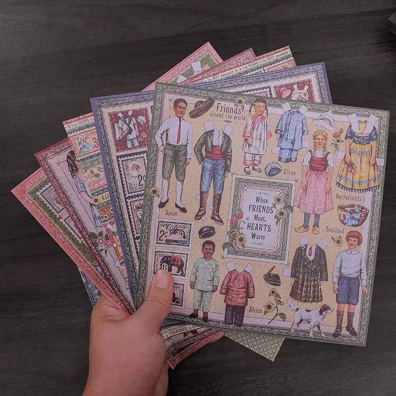 Elegant Large size Retro Art Papers: Versatile Crafting Essentials for Every Occasion