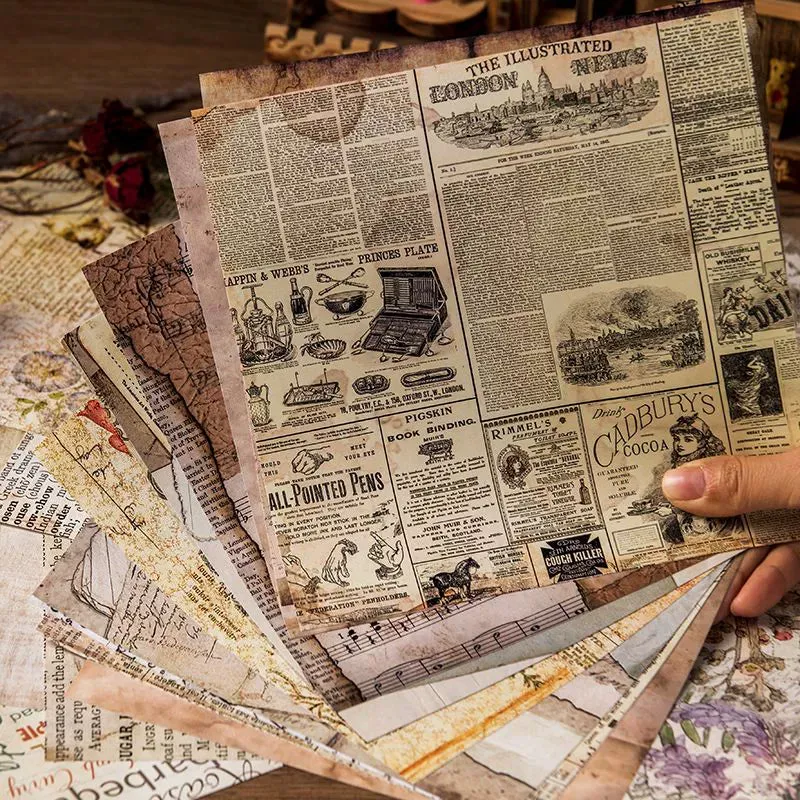 Elegant Large size Retro Art Papers: Versatile Crafting Essentials for Every Occasion