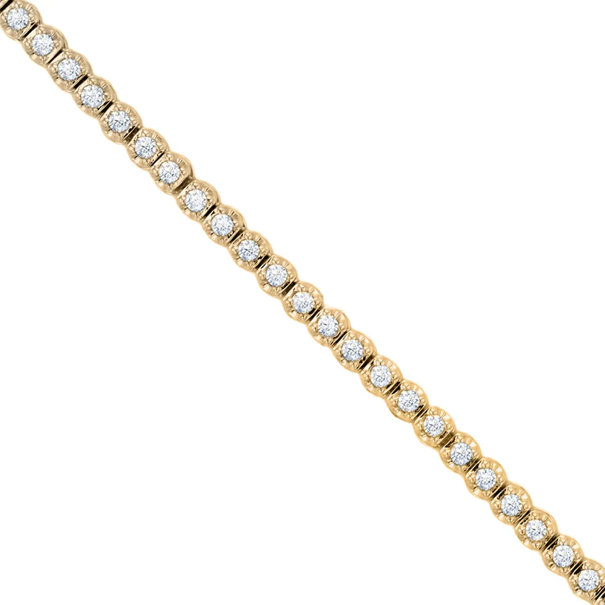 Everyday Diamonds Collection 1.00ct Diamond Tennis Bracelet | 9K Yellow Gold