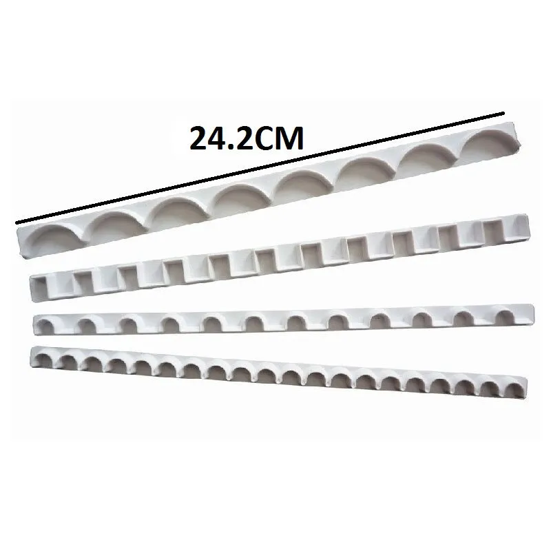 Fondant Cake Border Cutter Plastic 4Pcs Set