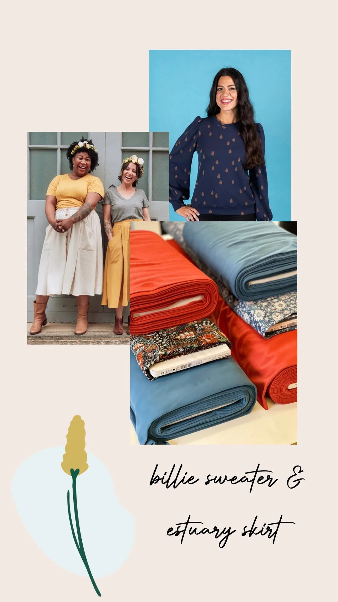 GOTS Organic French Terry in Burnt Orange