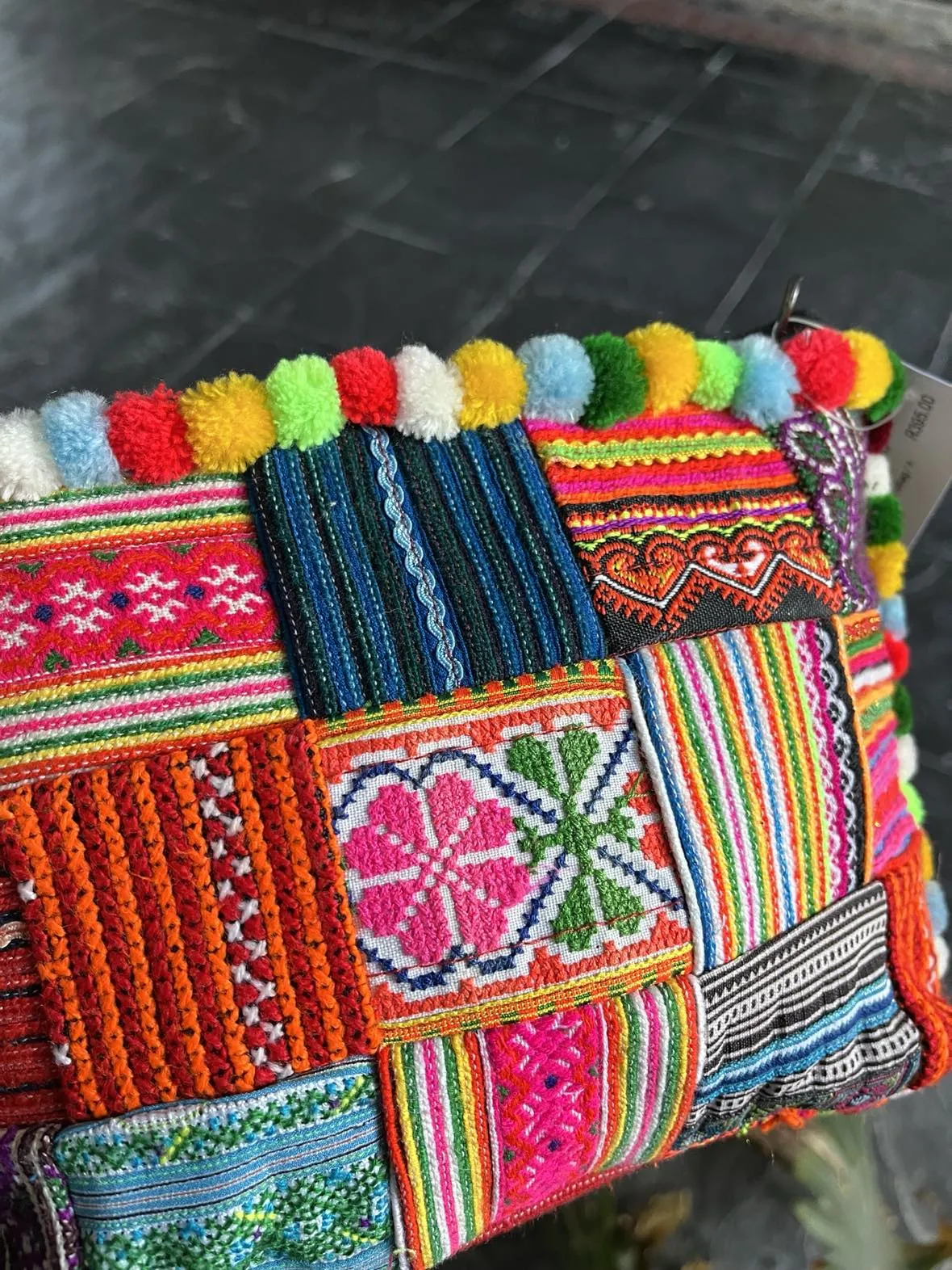 Hmong Pom Pom Handbag