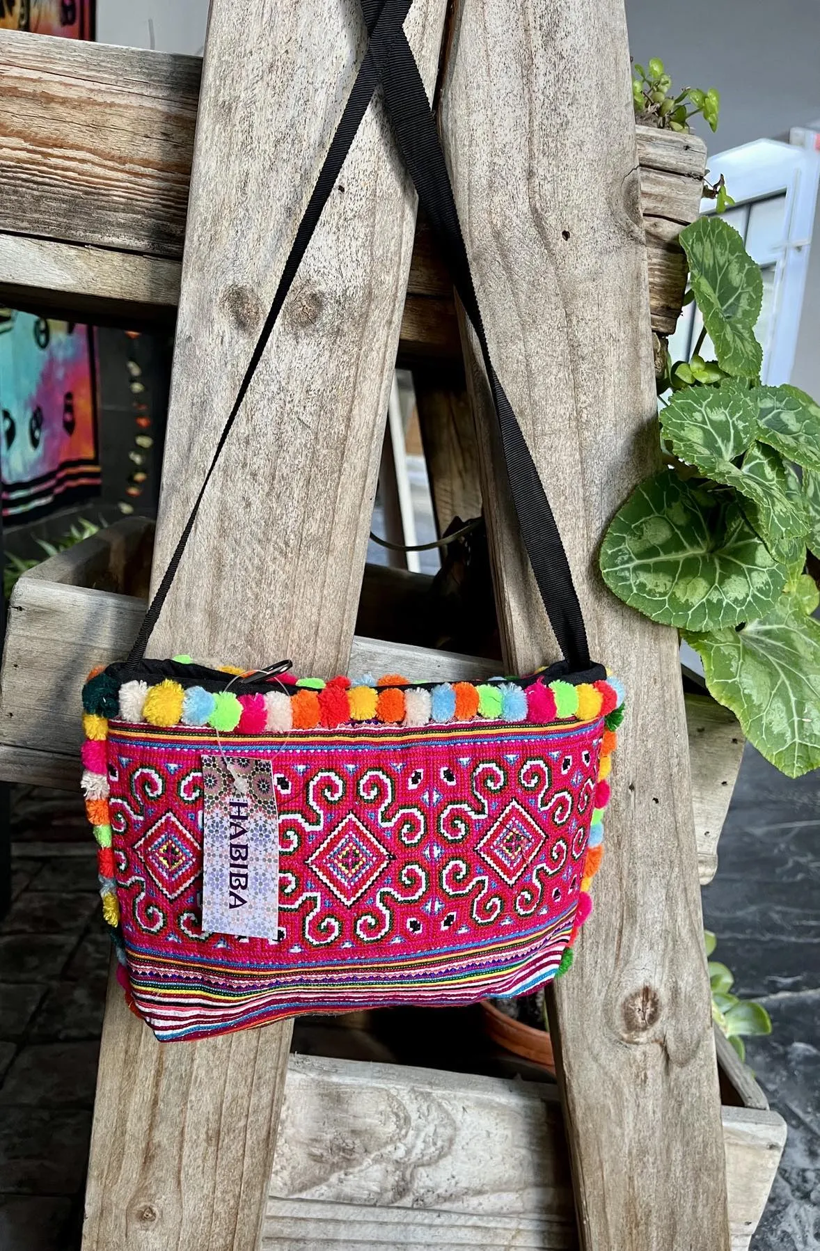 Hmong Pom Pom Handbag