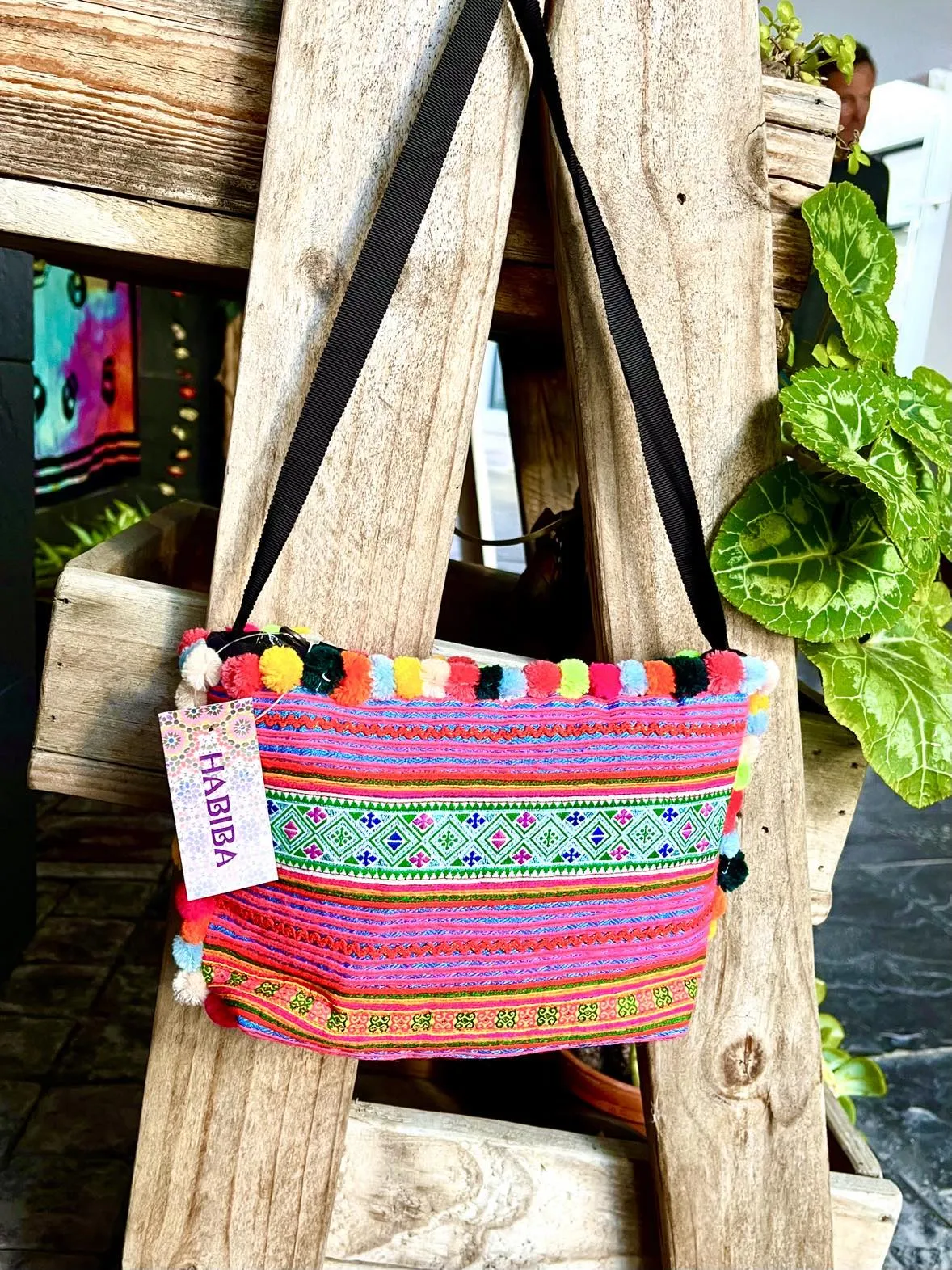 Hmong Pom Pom Handbag
