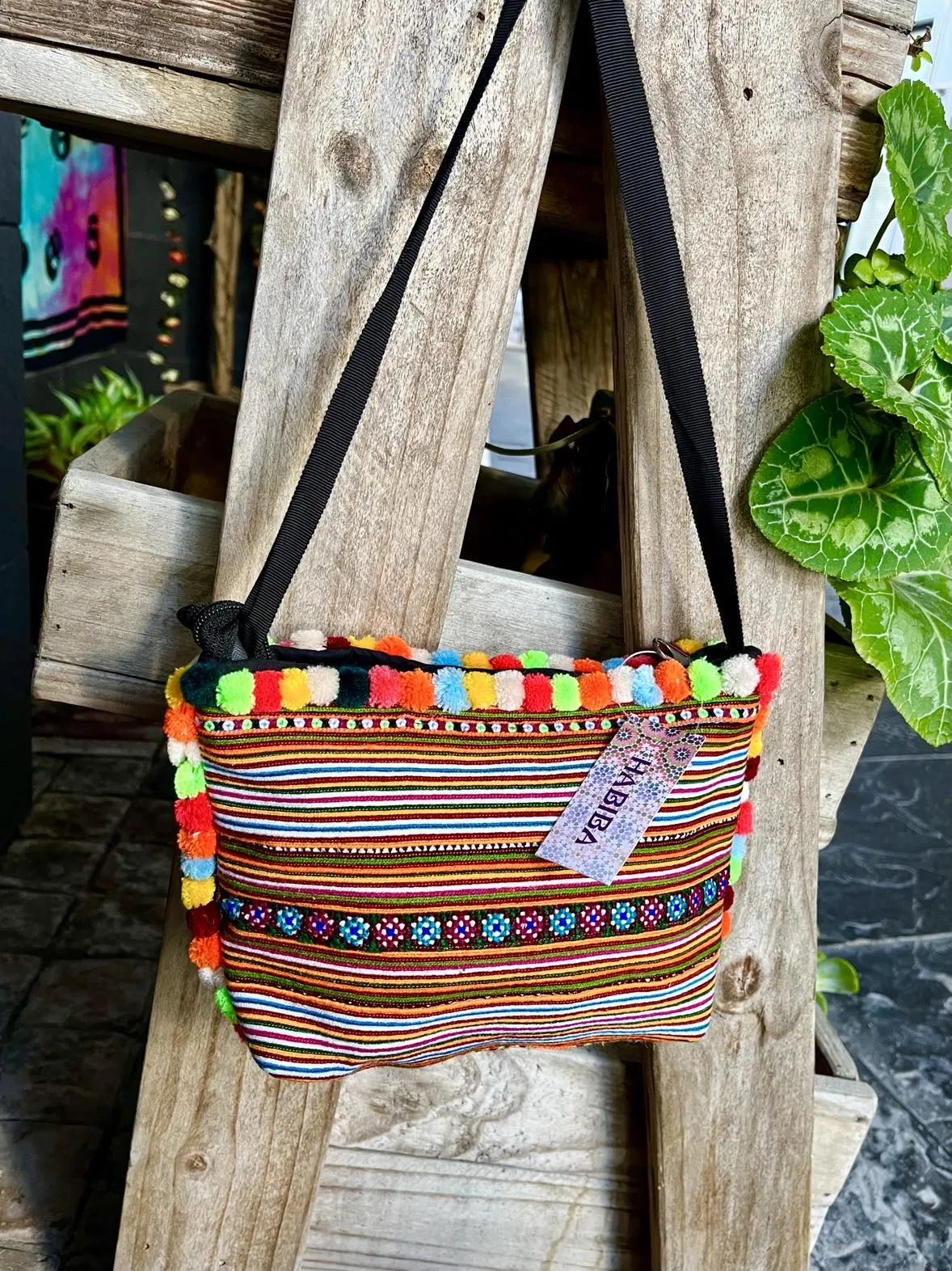 Hmong Pom Pom Handbag