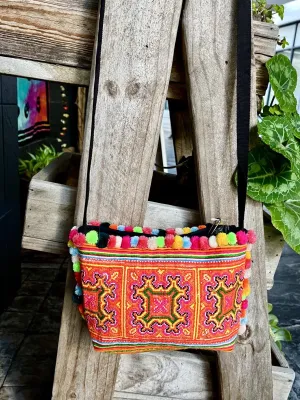 Hmong Pom Pom Handbag