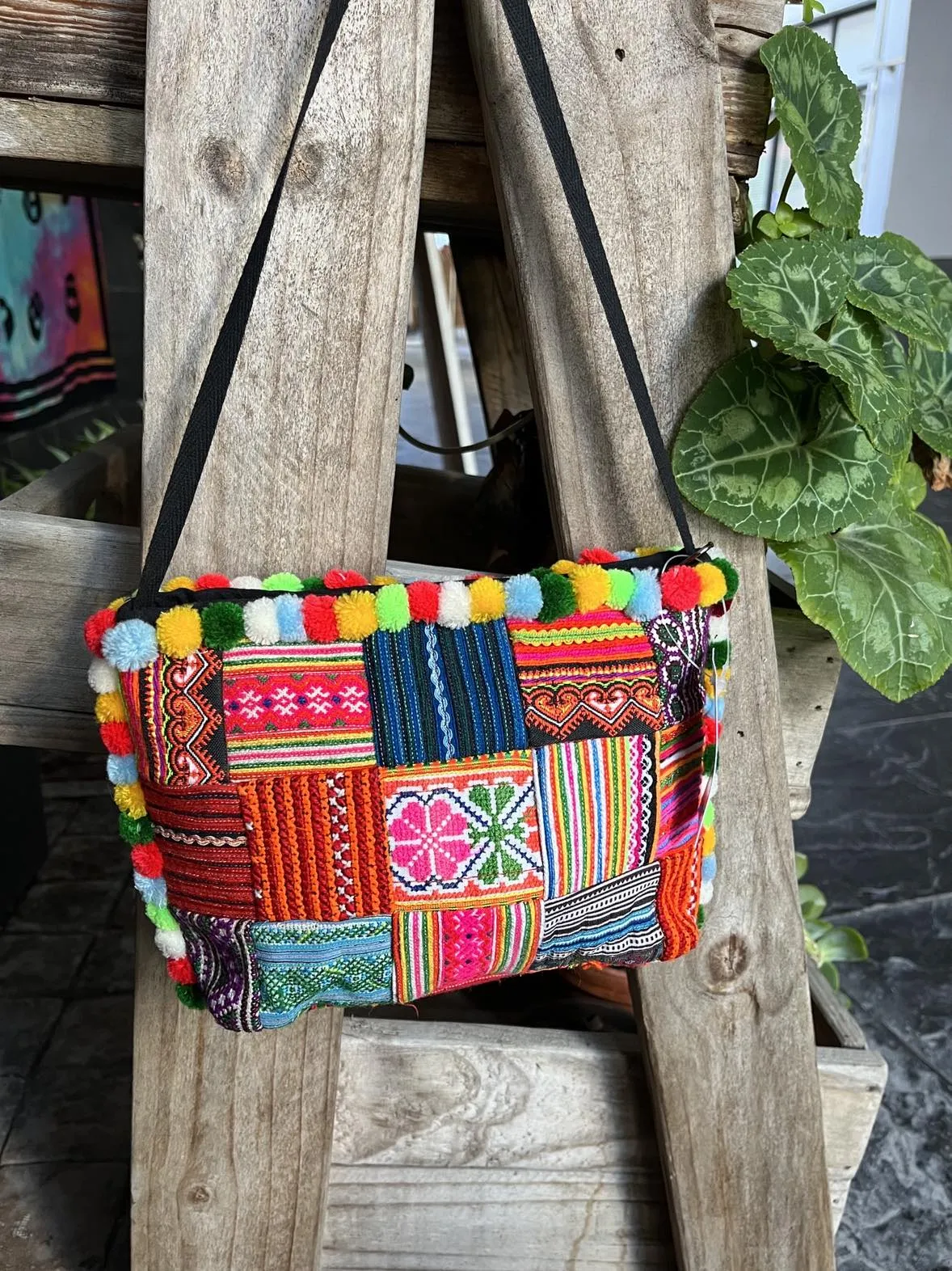Hmong Pom Pom Handbag