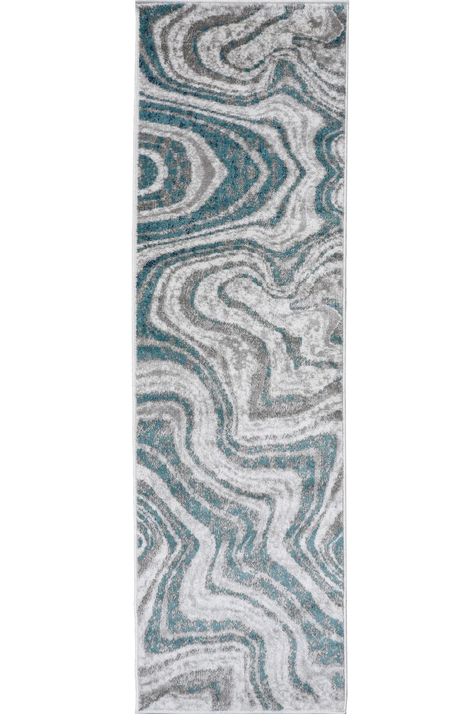 Hobart Distressed Rug - 105 Blue Runner