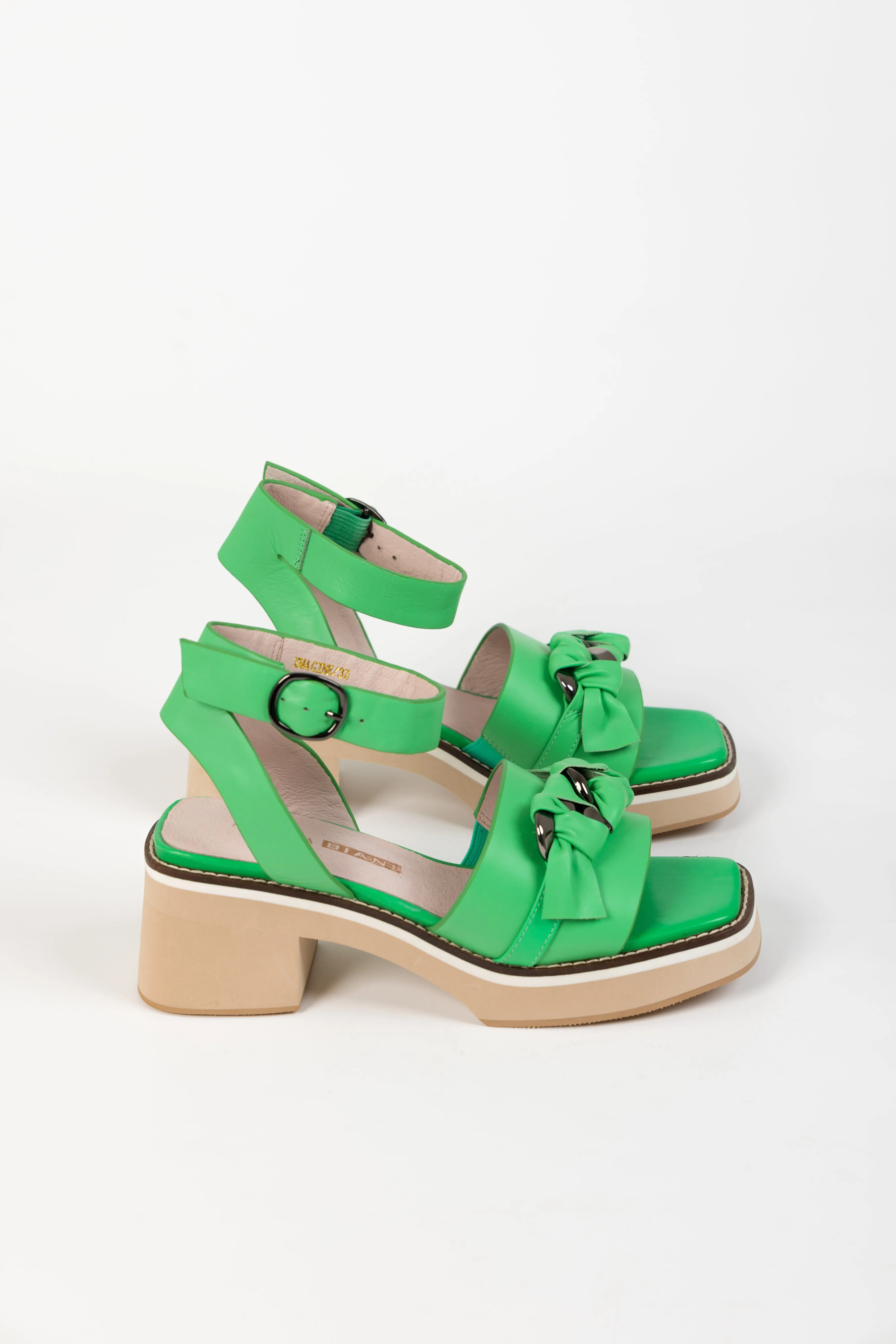 IMAGINE SANDAL SPEARMINT LEATHER