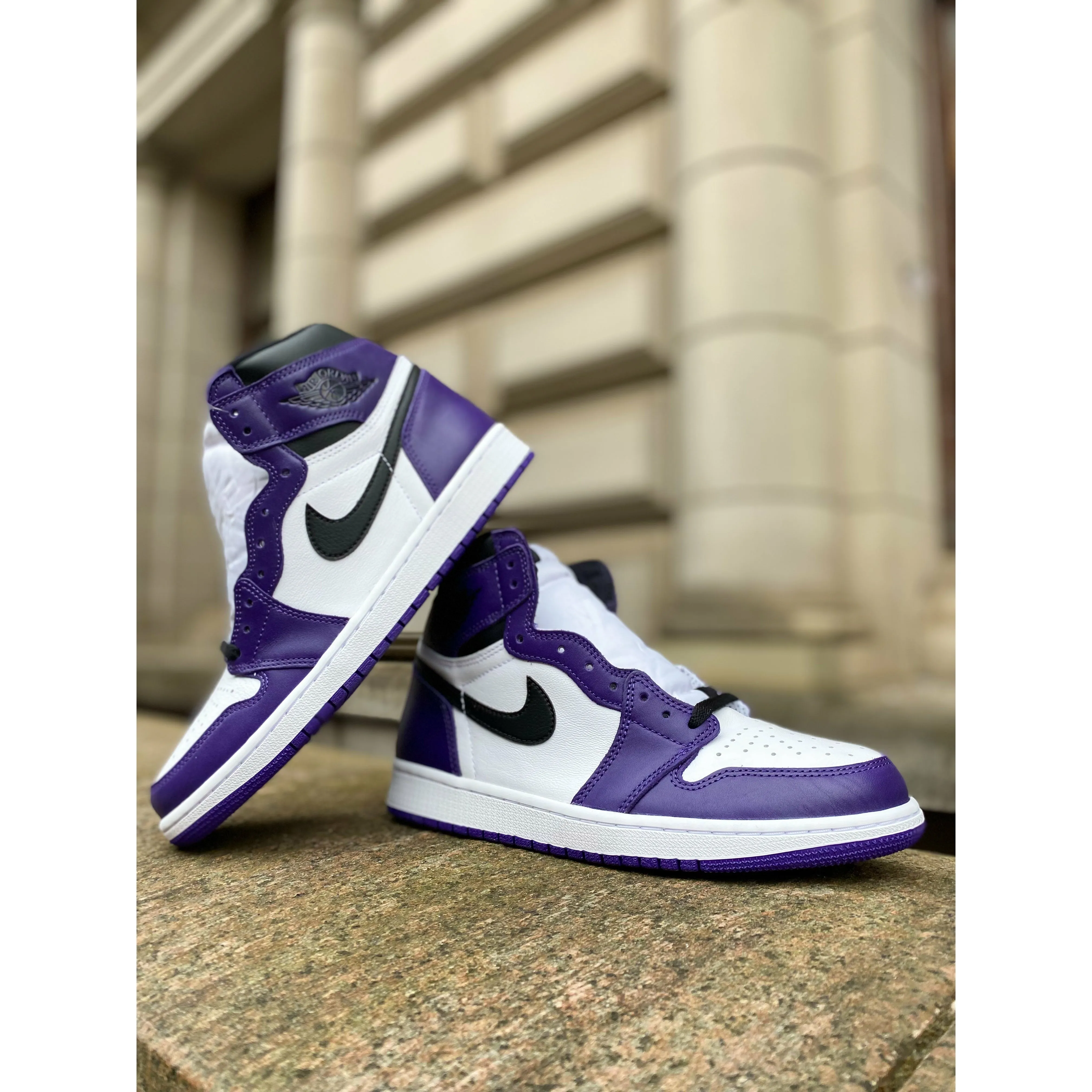 Jordan 1 Retro High Court Purple White