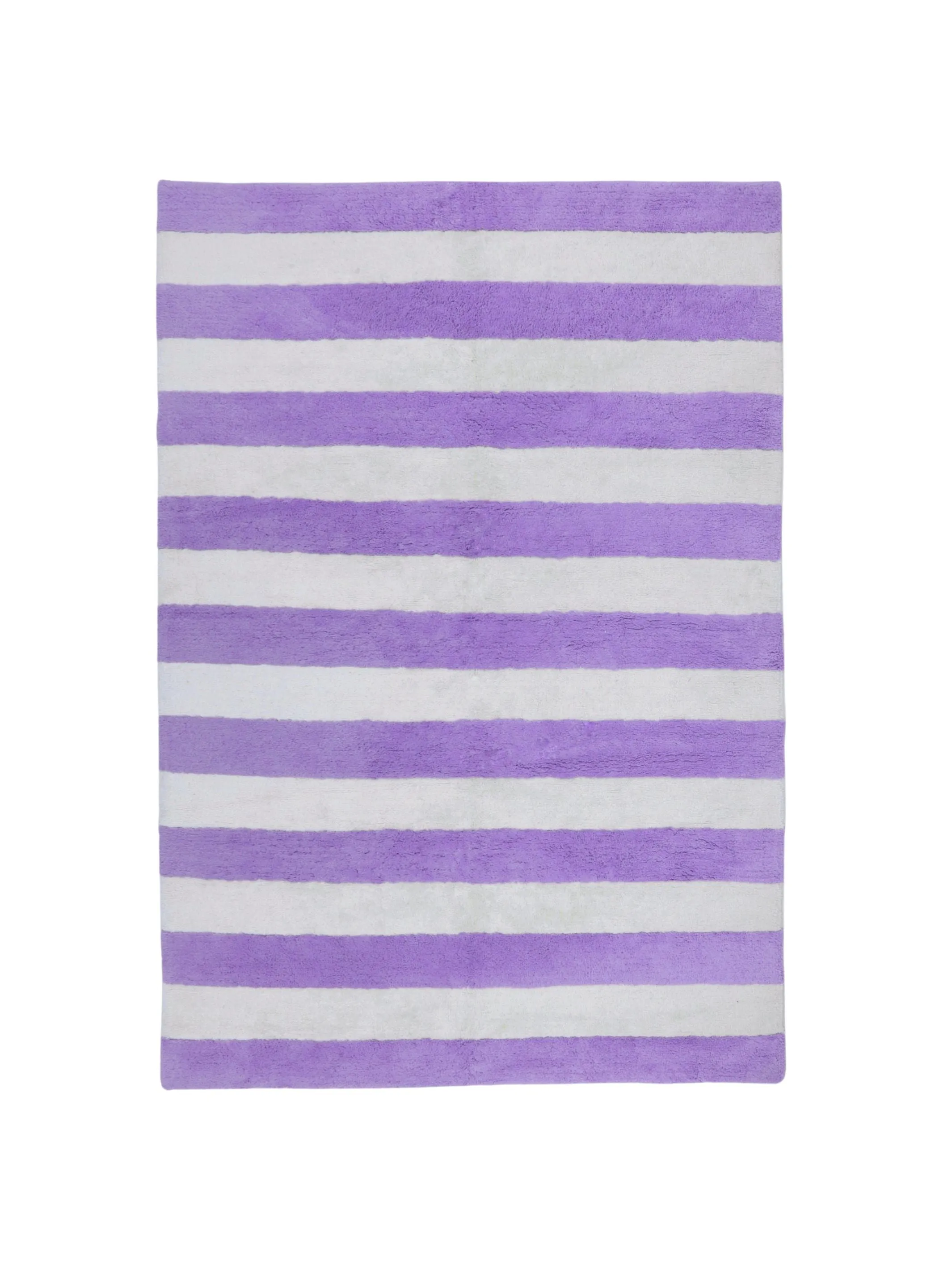 Lavender Purple Stripe Rug