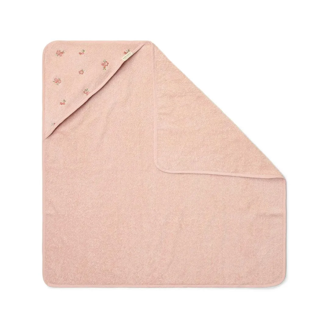 Little Dutch Hooded Towel - 75x75 cm - Blossom/Pink