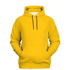 Mustard Yellow Hoodie | Unisex | with PLUS sizes | Bright Pure Orange Yellow | C0M25Y100K0