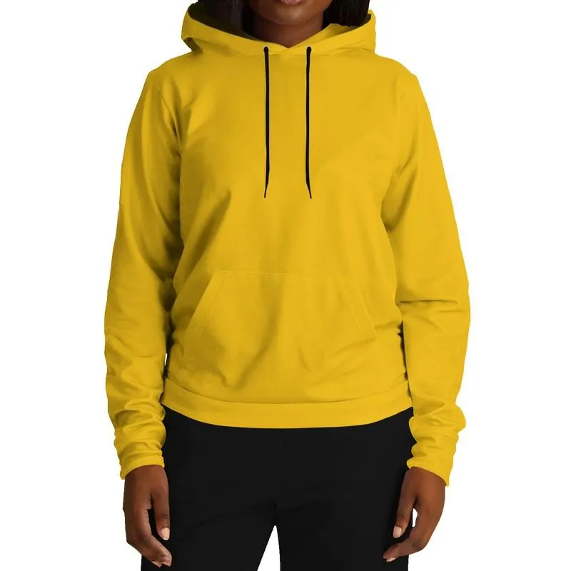 Mustard Yellow Hoodie | Unisex | with PLUS sizes | Bright Pure Orange Yellow | C0M25Y100K0