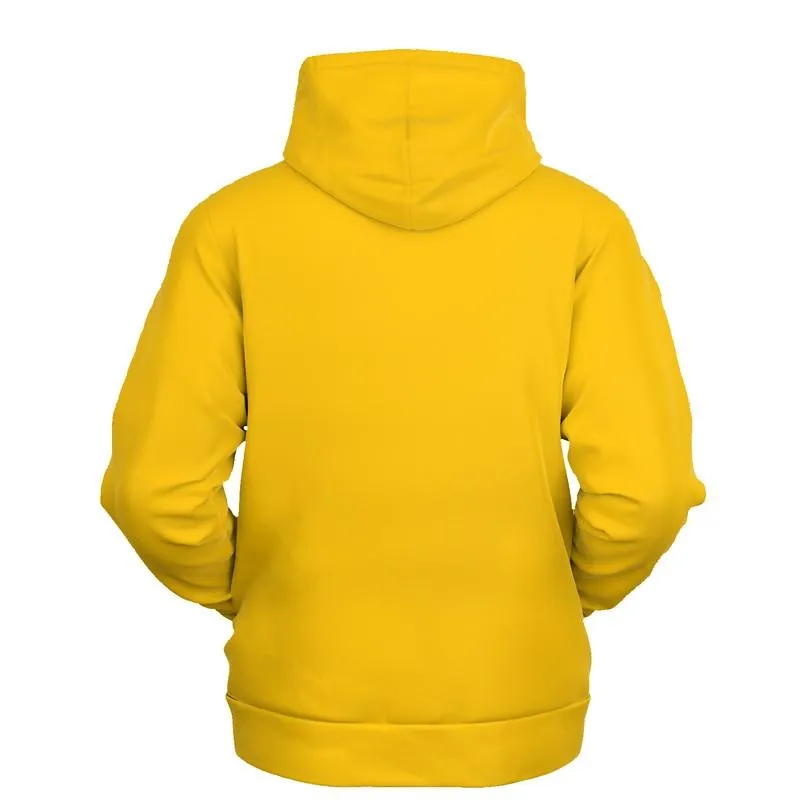 Mustard Yellow Hoodie | Unisex | with PLUS sizes | Bright Pure Orange Yellow | C0M25Y100K0