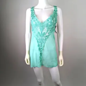 NWT Embroidered Babydoll Nightie L