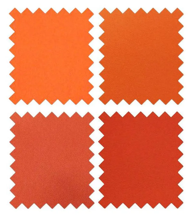 Orange Wedding Tie Swatch Pack