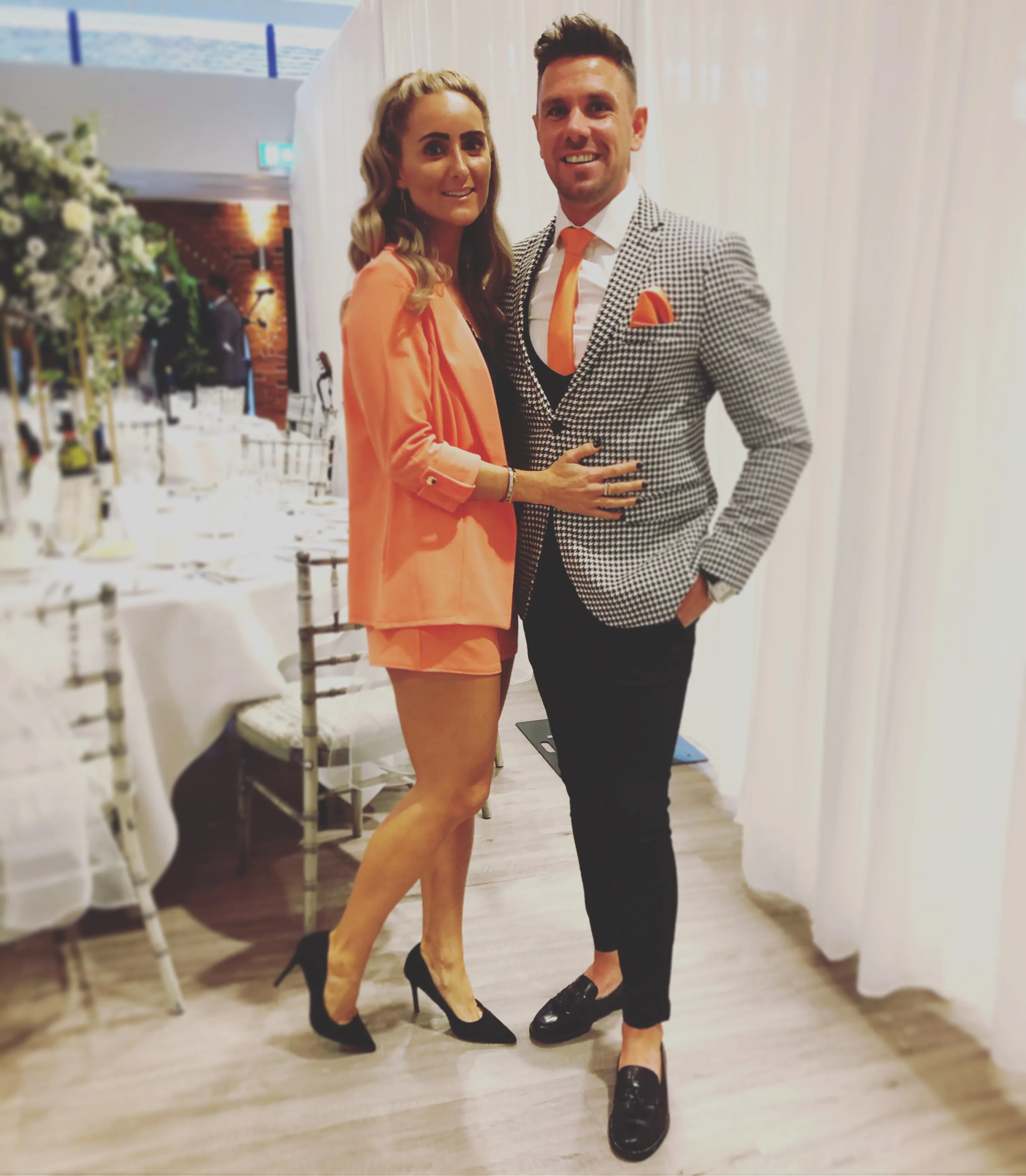 Orange Wedding Tie Swatch Pack