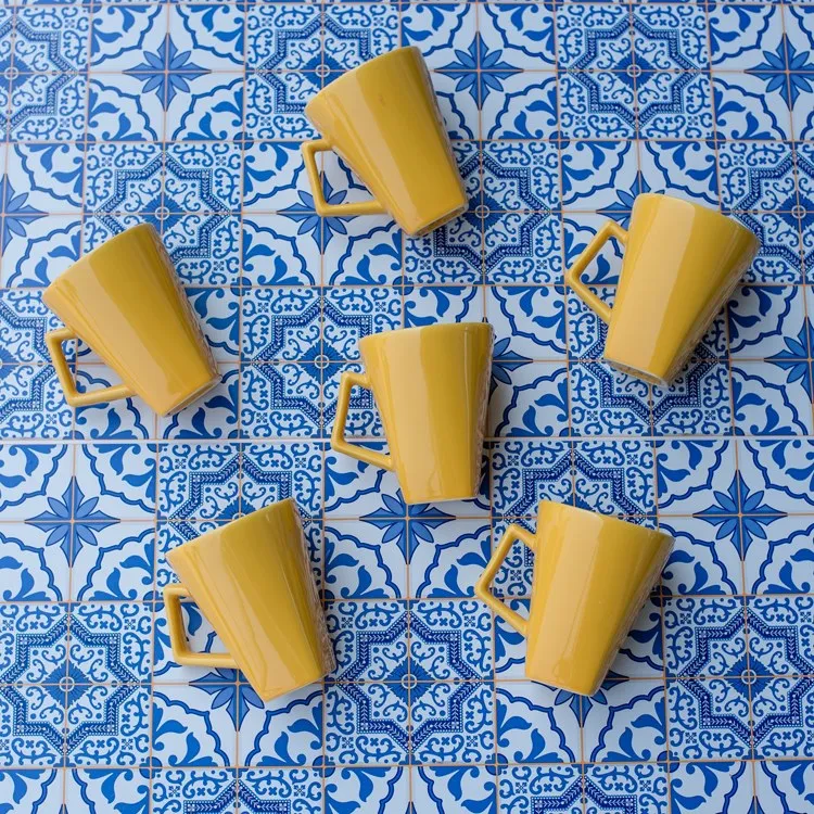 Oxford Quartier 11.84 Oz Square Beveled Mugs Set of 12