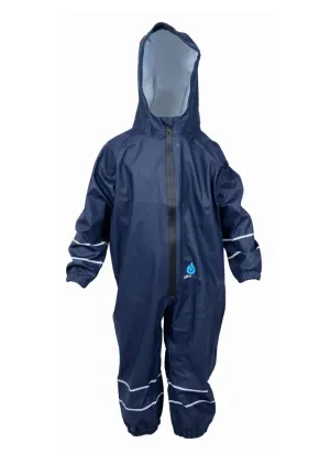 PU Splash Navy All in One Rainsuit