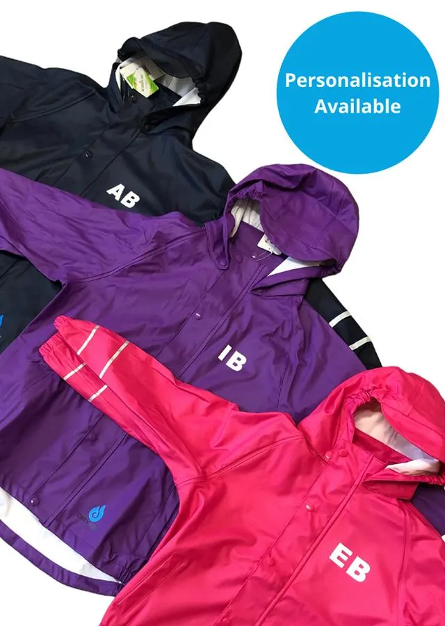 PU Splash Navy All in One Rainsuit