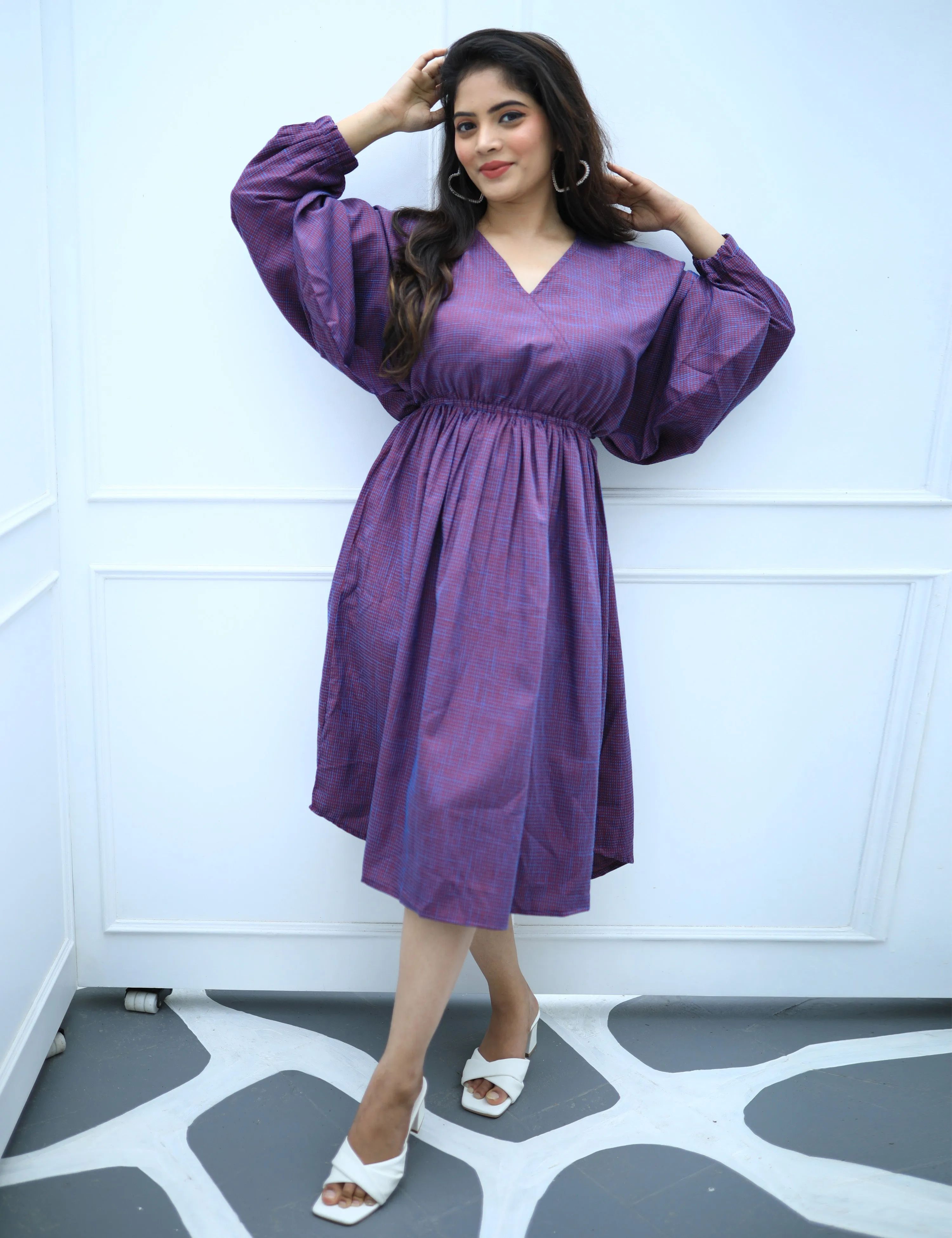 Purple Reign Midi Dress