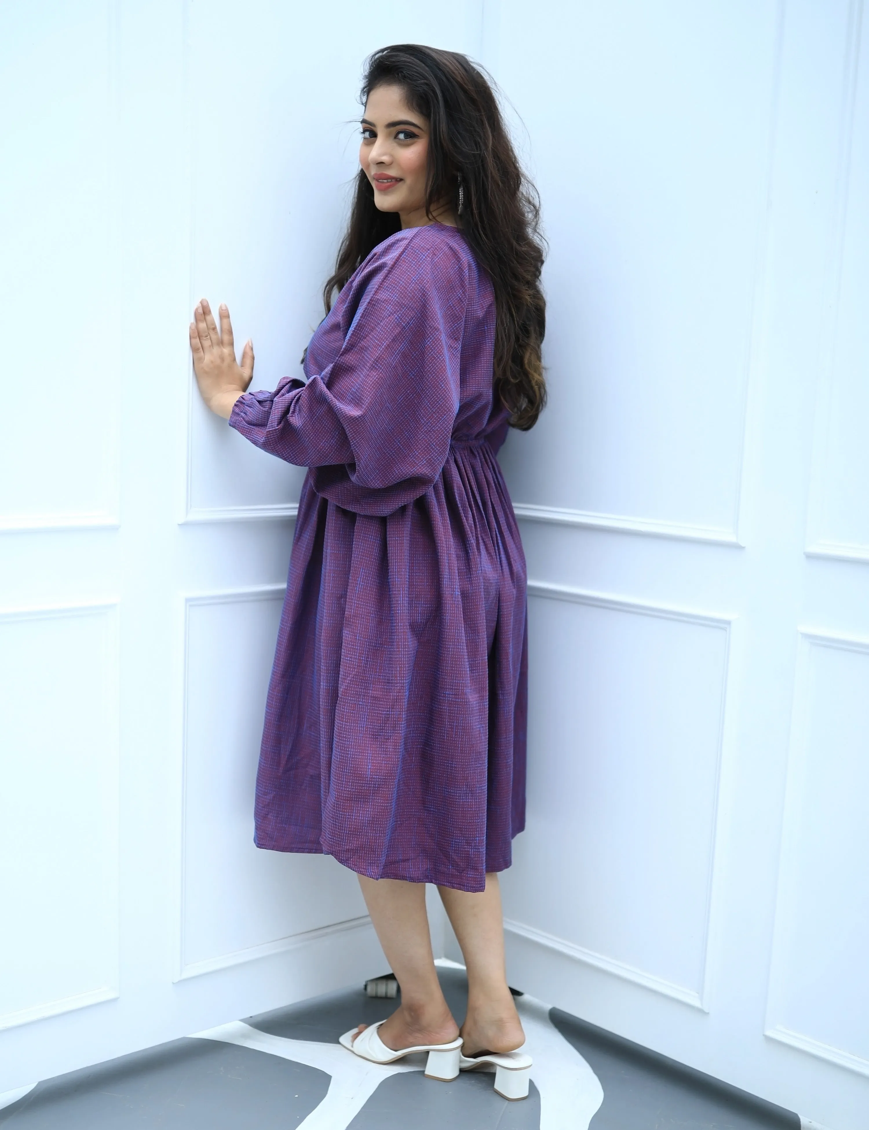 Purple Reign Midi Dress