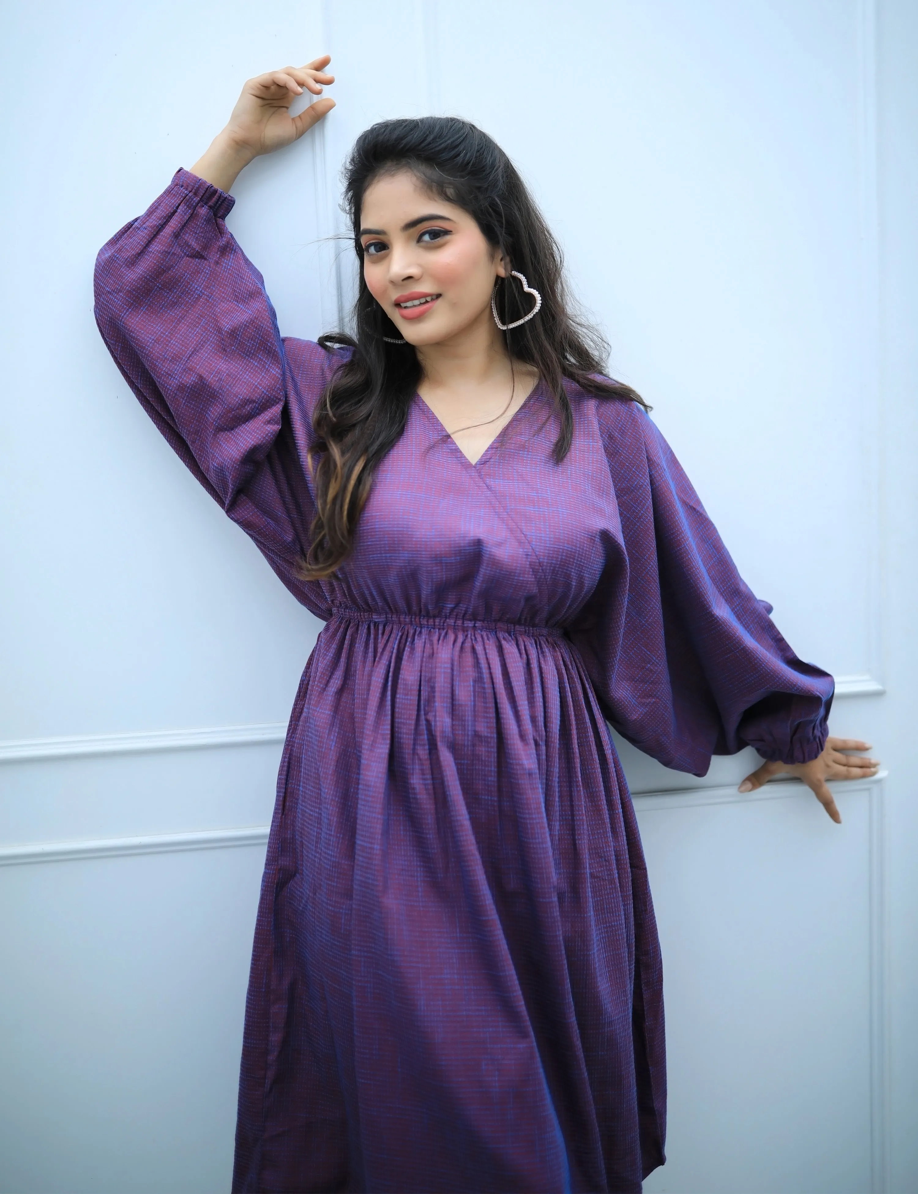 Purple Reign Midi Dress