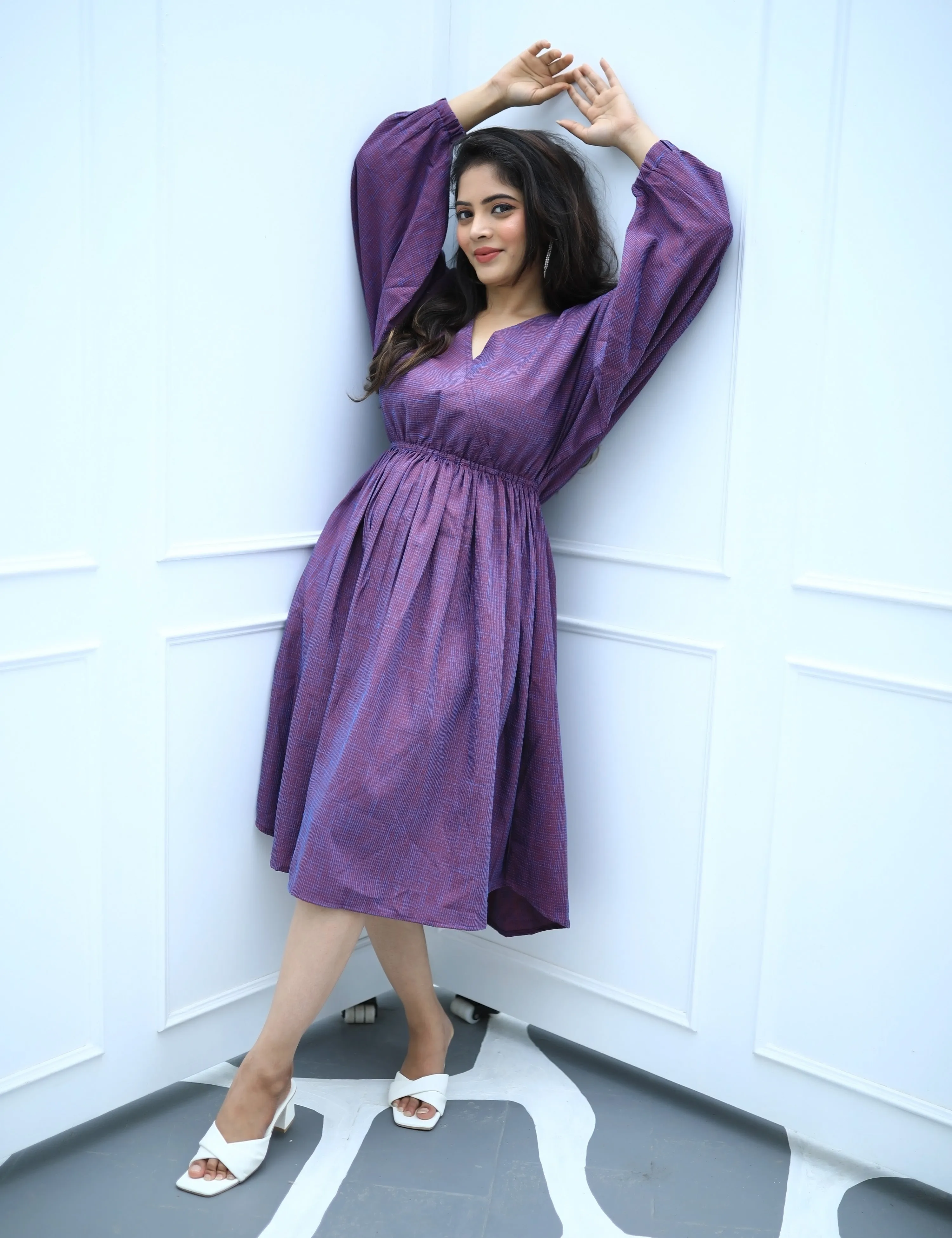 Purple Reign Midi Dress