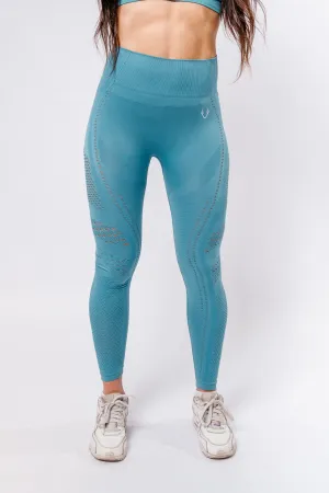Sass Leggings - Azure Blue