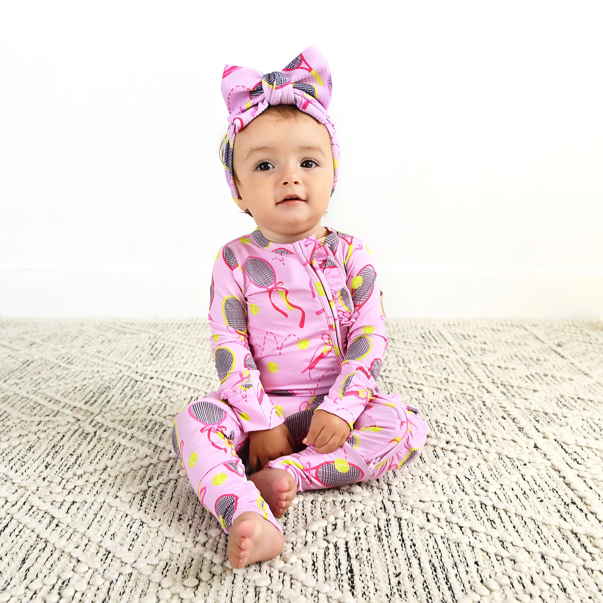 Serena Pink Tennis HEADWRAP