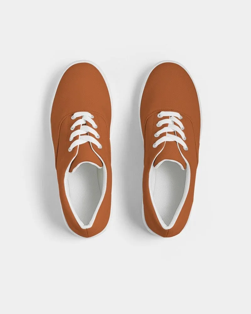Shaded Orange Canvas Sneakers | Women's | C0M75Y100K30