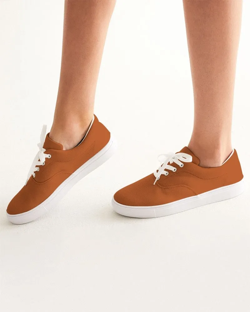 Shaded Orange Canvas Sneakers | Women's | C0M75Y100K30