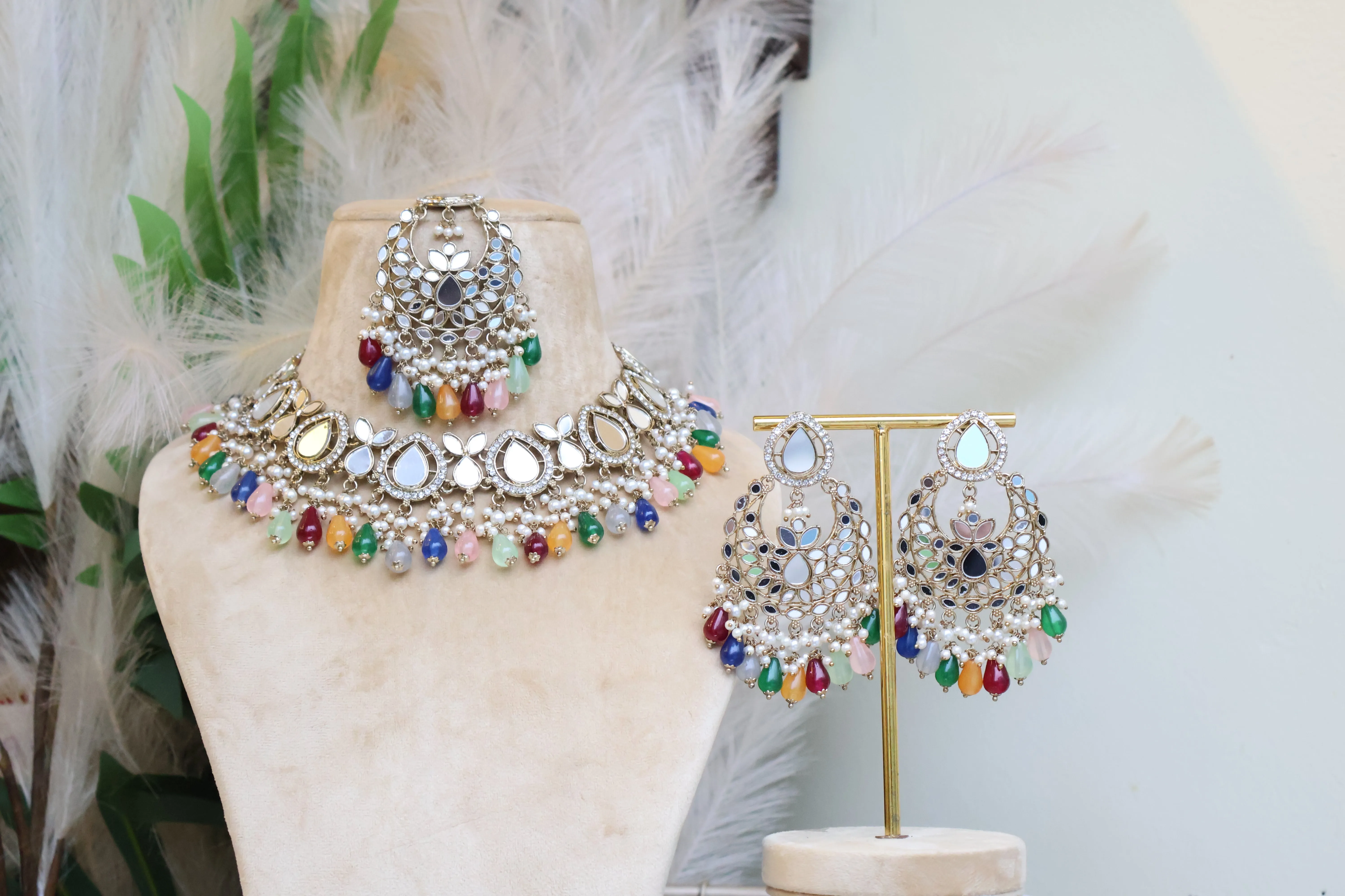 Surbhi Mirrored Necklace