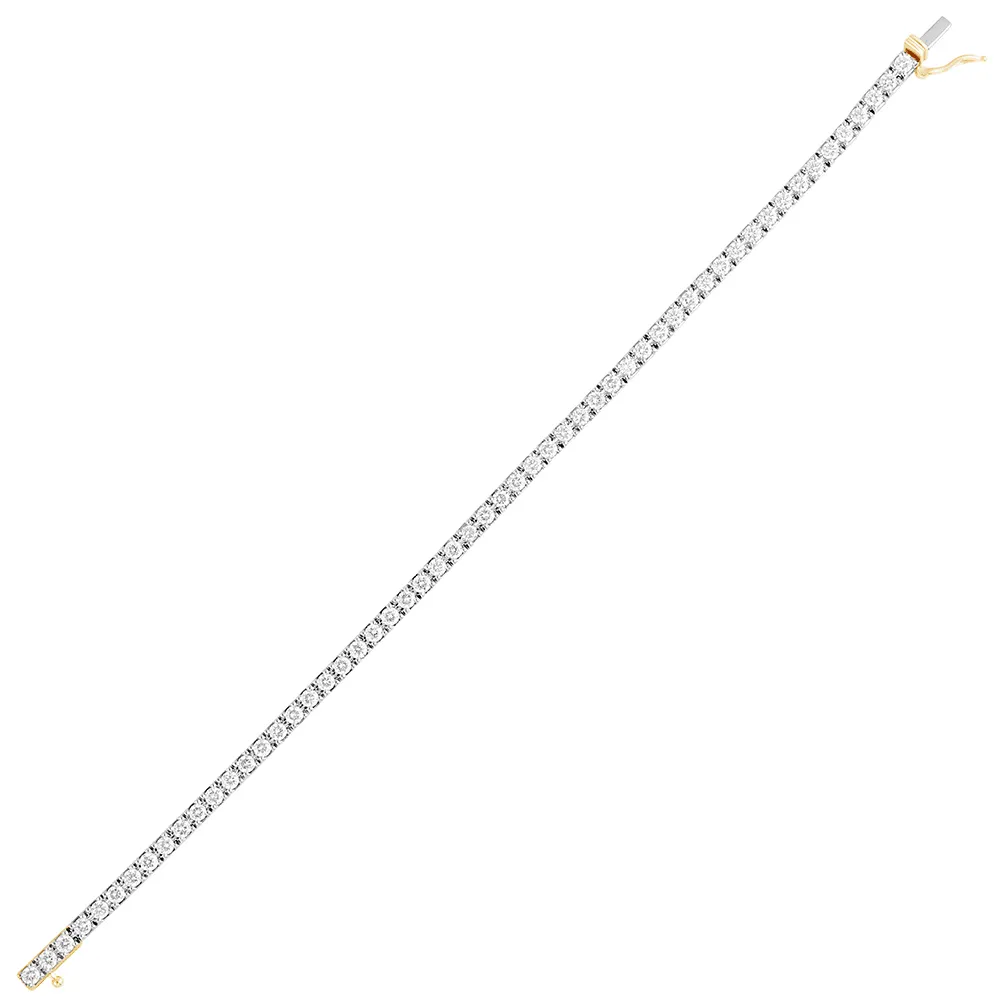 Tennis Bracelet with 3.00ct of Laboratory Grown Diamonds in 9ct Yellow Gold