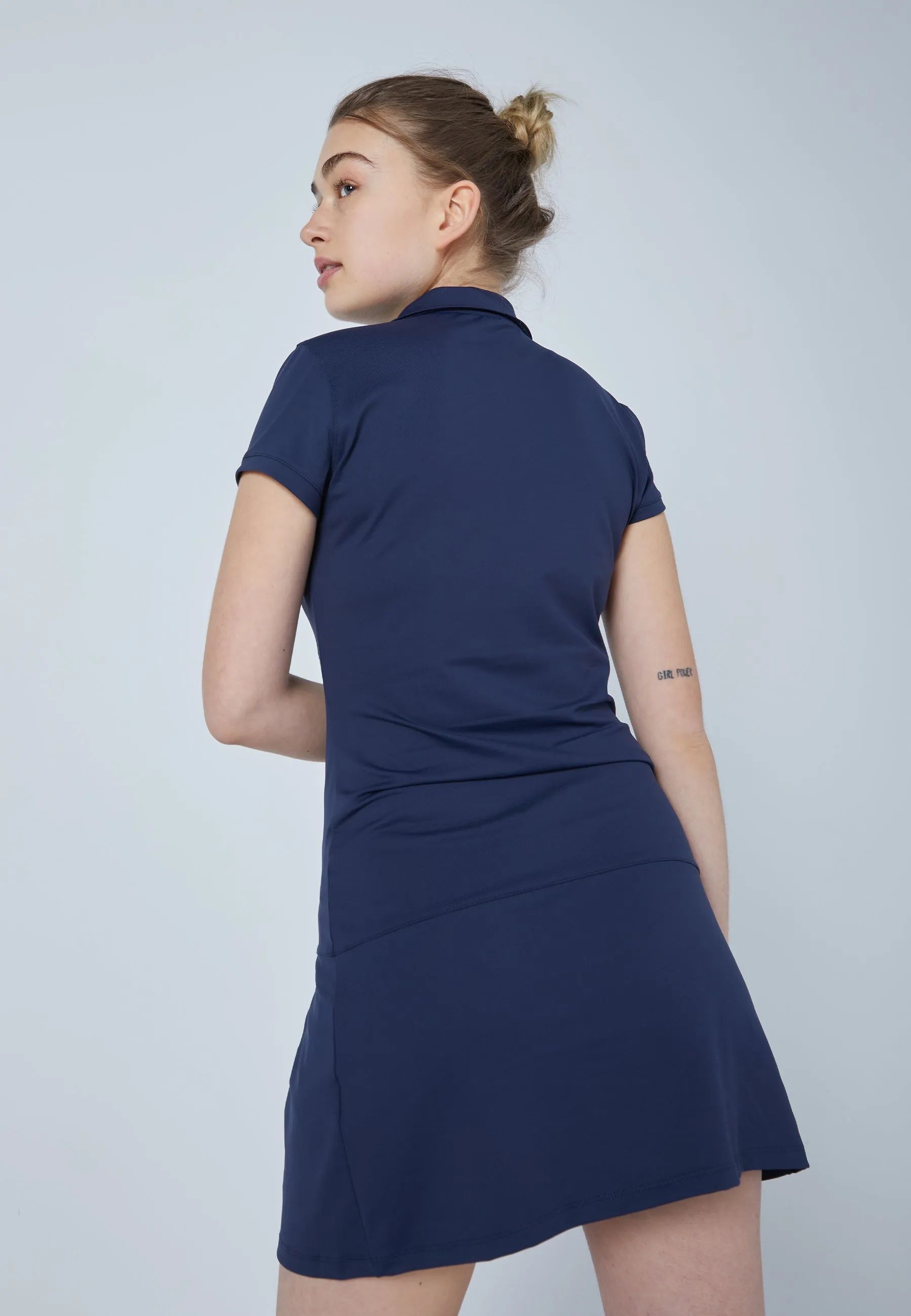 Tennis Polo Dress, navy blue