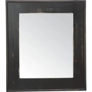 Wide Frame Floor Mirror - Black